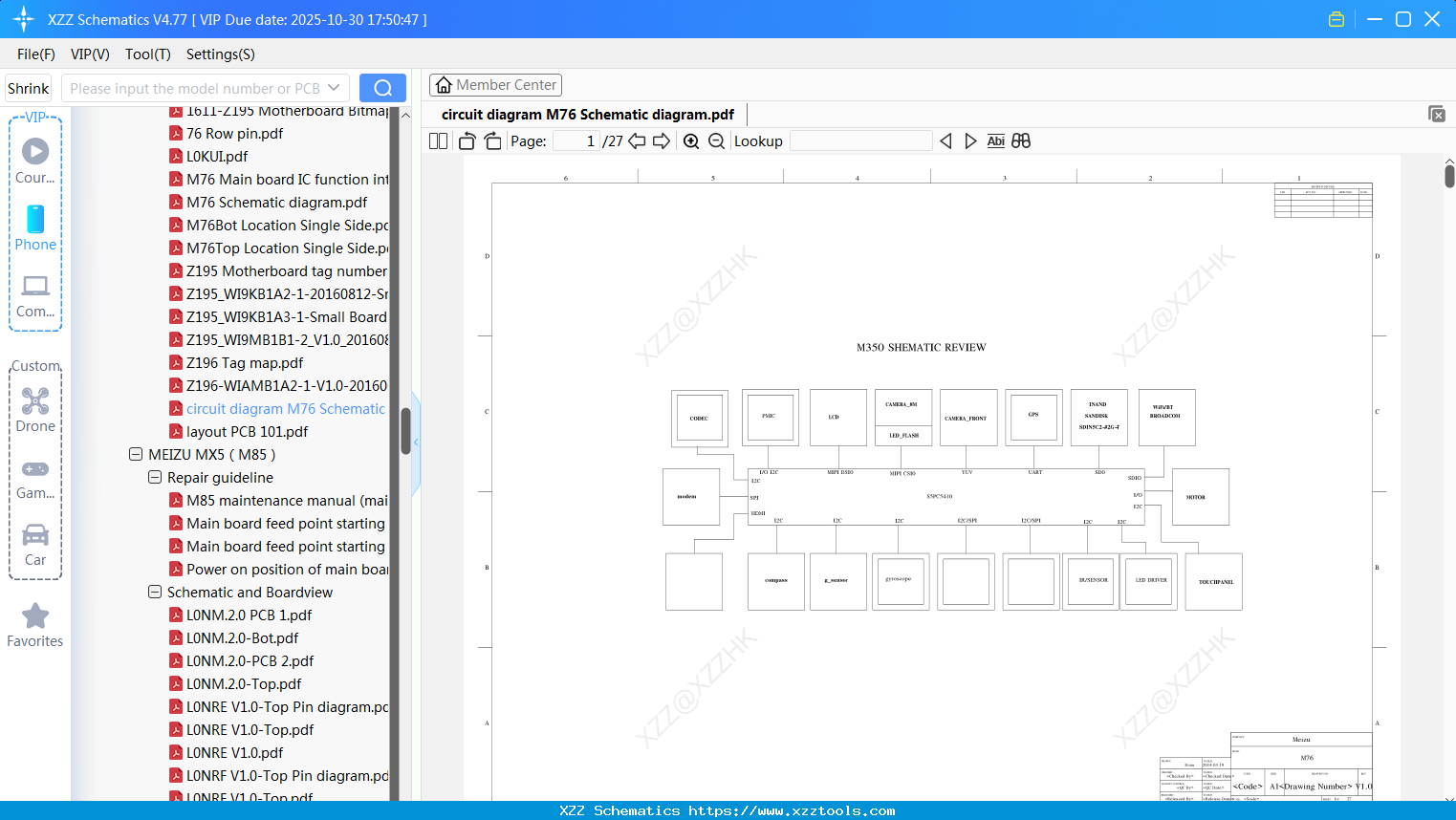 Meizu Circuit Diagram M76 Schematic Diagram